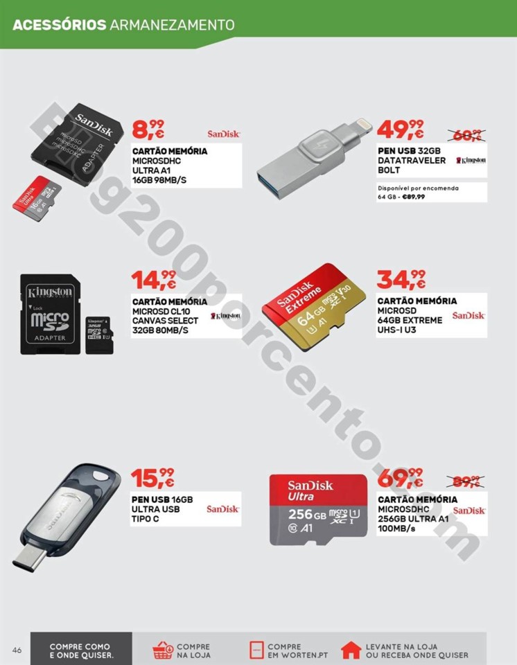 Antevisão Folheto WORTEN mobile promoções de 4 