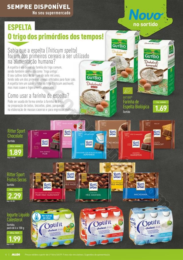 Antevisão Folheto ALDI Promoções a partir de 5 