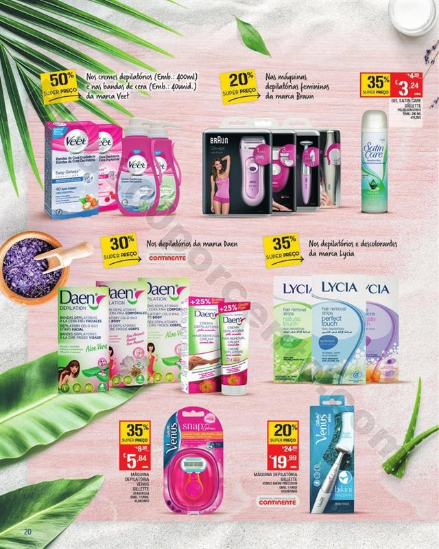 Antevisão Folheto CONTINENTE Beleza de Verão Pro