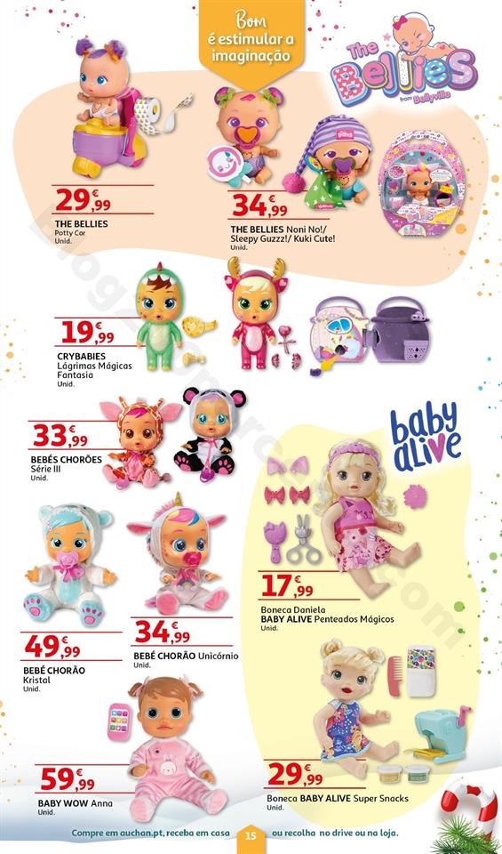 Folheto Brinquedos Natal AUCHAN Promoções de 8 n