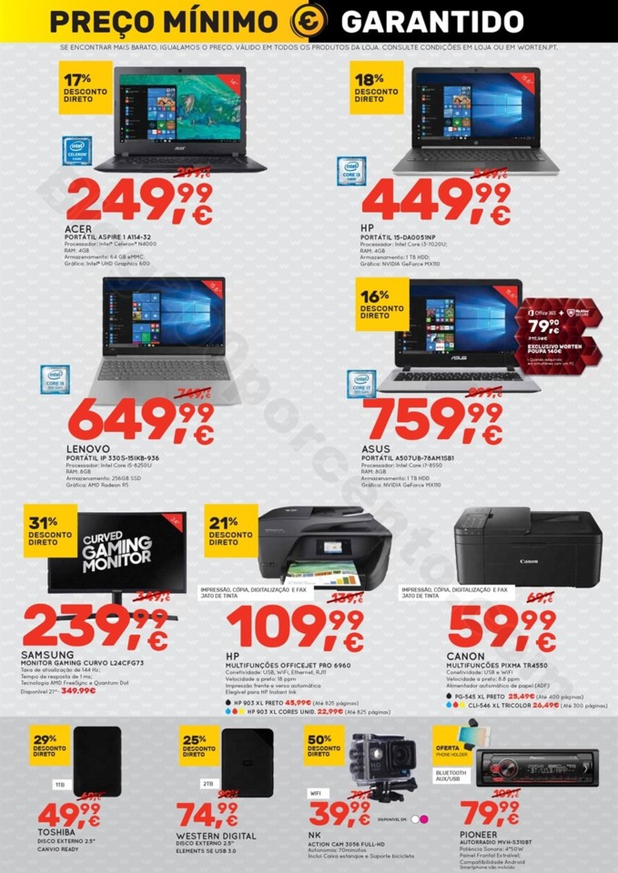 Antevisão Folheto WORTEN Promoções de 21 março