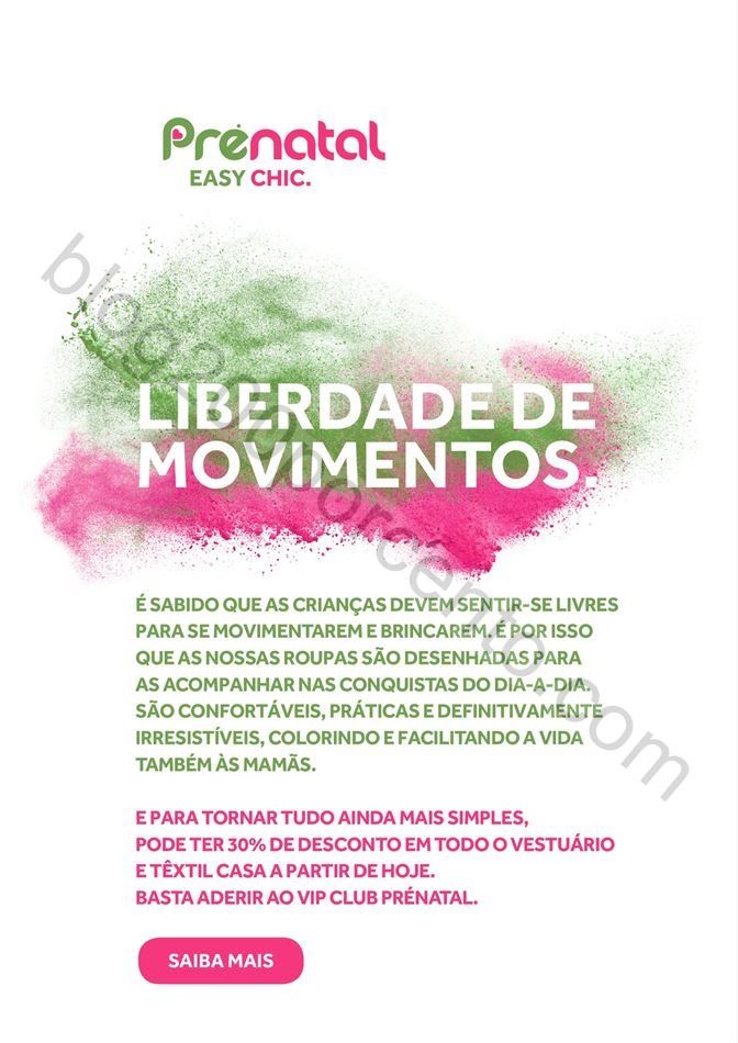 Novo Folheto PRÉNATAL Promoções até 31 dezembr