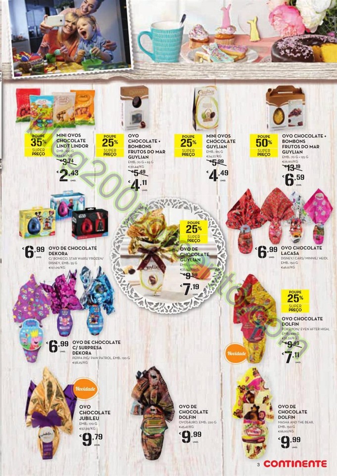 Antevisão Folheto CONTINENTE Páscoa de 1 a 27 ma