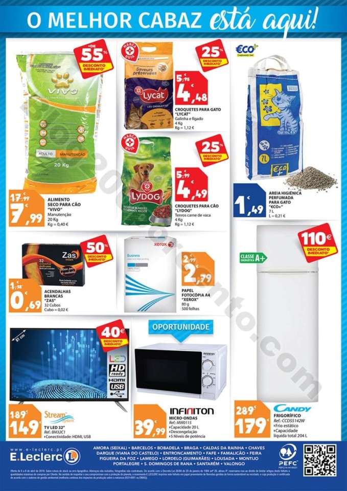 Folheto Extra E-LECLERC Cabazes promoções de 6 a