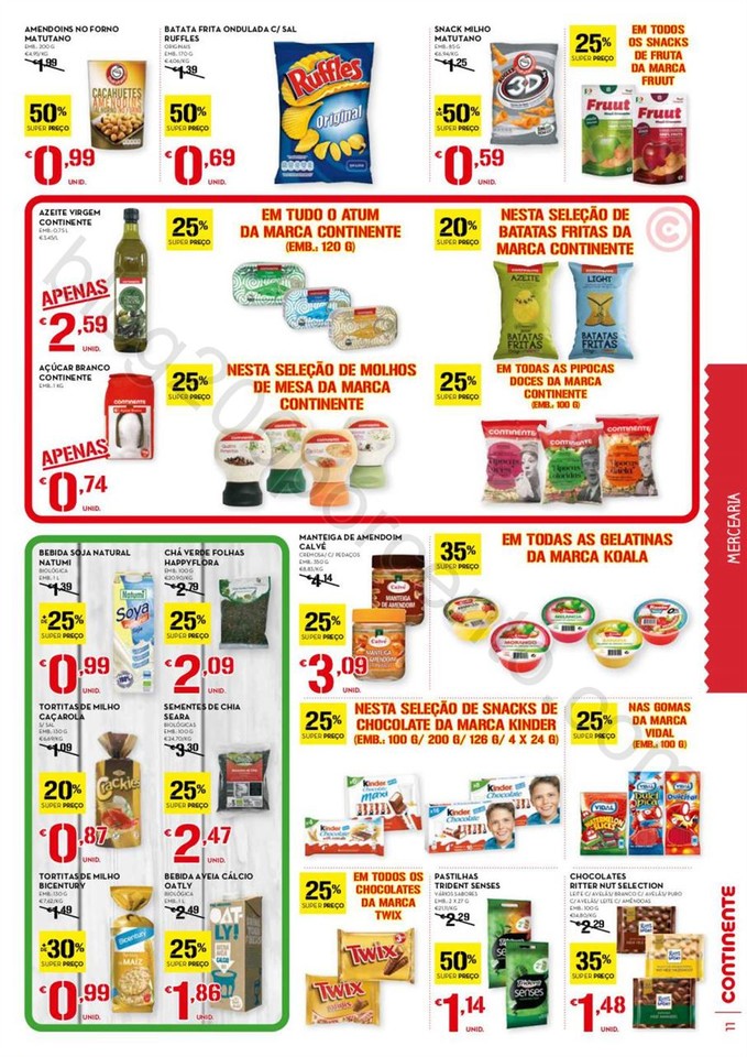 Antevisão Folheto CONTINENTE Promoções de 17 a 