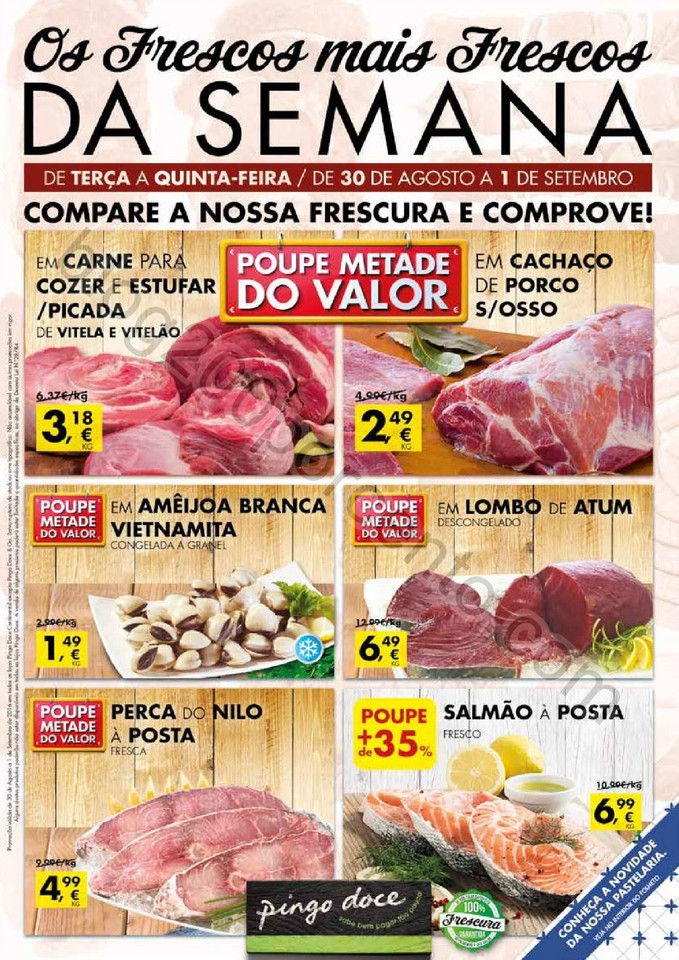Antevisão Folheto PINGO DOCE Frescos promoções 