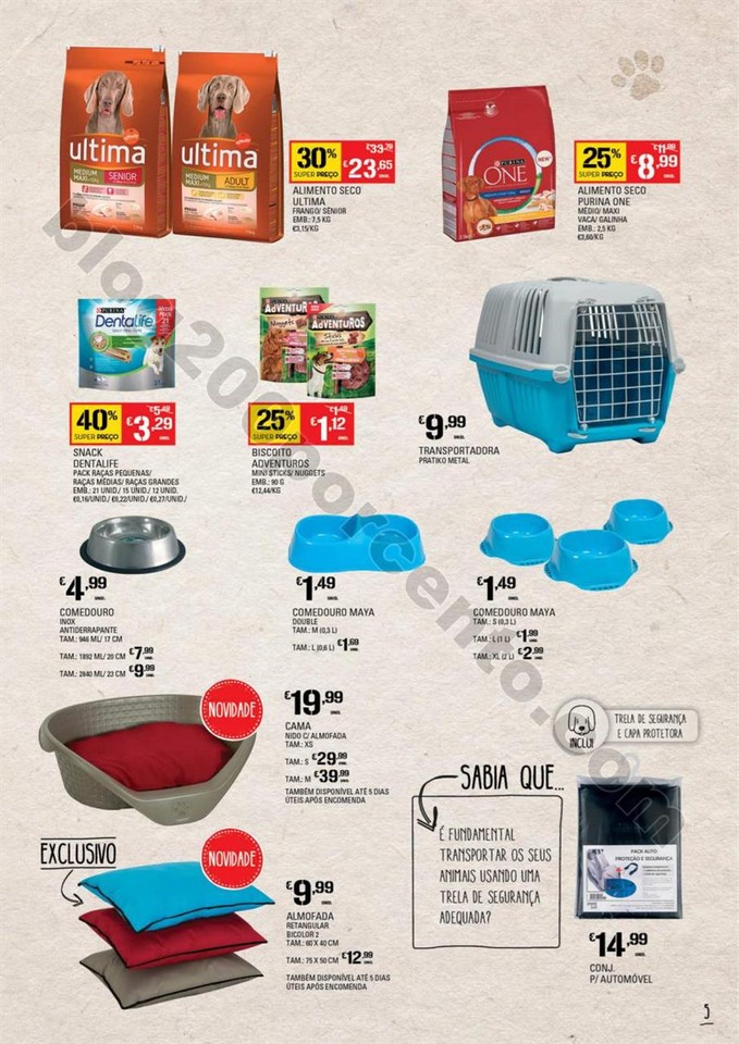 Antevisão Folheto CONTINENTE Pets promoções de 