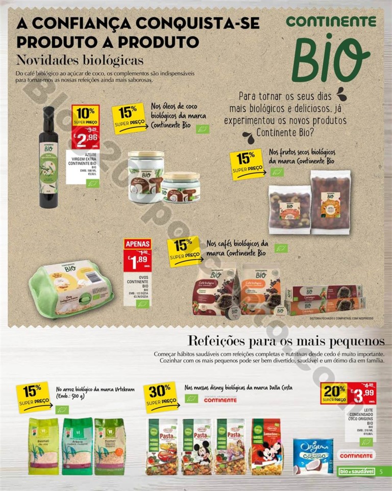 Antevisão folheto CONTINENTE Bio e Saudável de 2