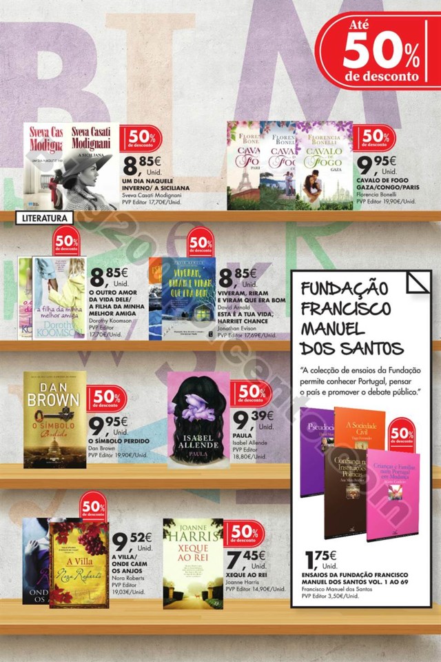 Antevisão Folheto PINGO DOCE Feira Livro promoç