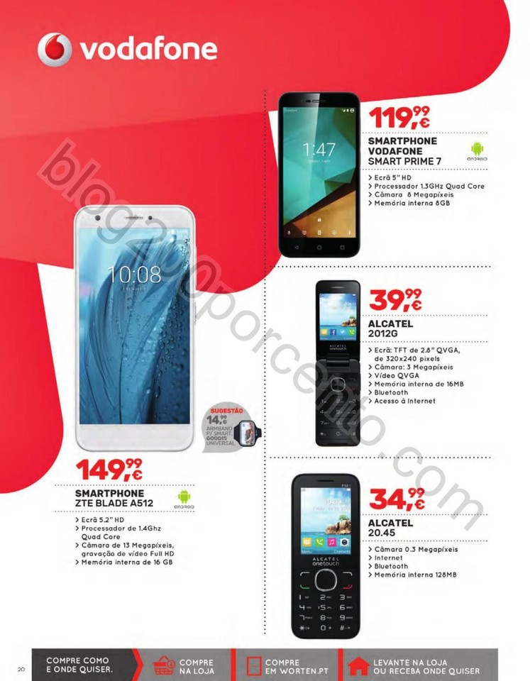 Antevisão Folheto WORTEN Mobile Promoções de 15