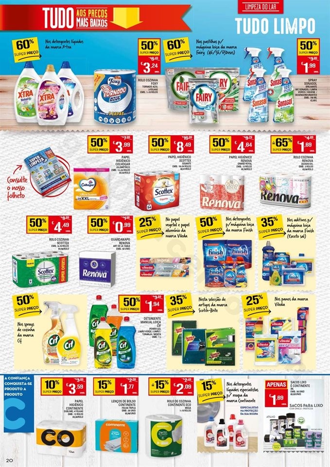 Antevisão Folheto CONTINENTE Promoções de 5 a 1