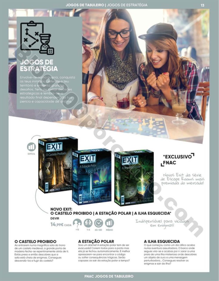 Antevisão Folheto FNAC Especial jogos tabuleiro p