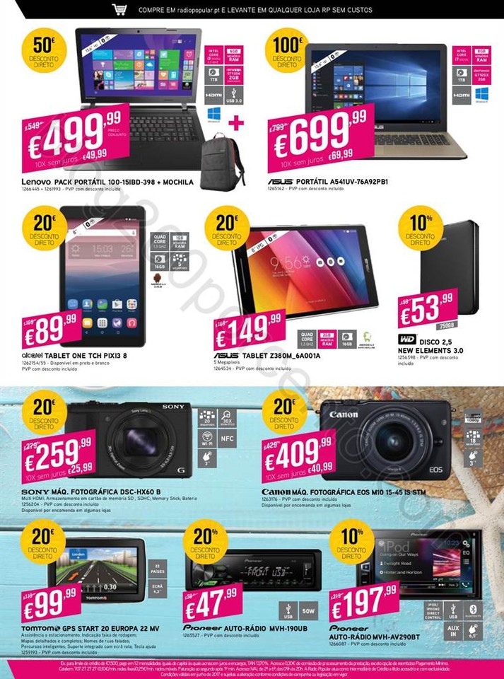 Antevisão Folheto RADIO POPULAR Promoções de 20