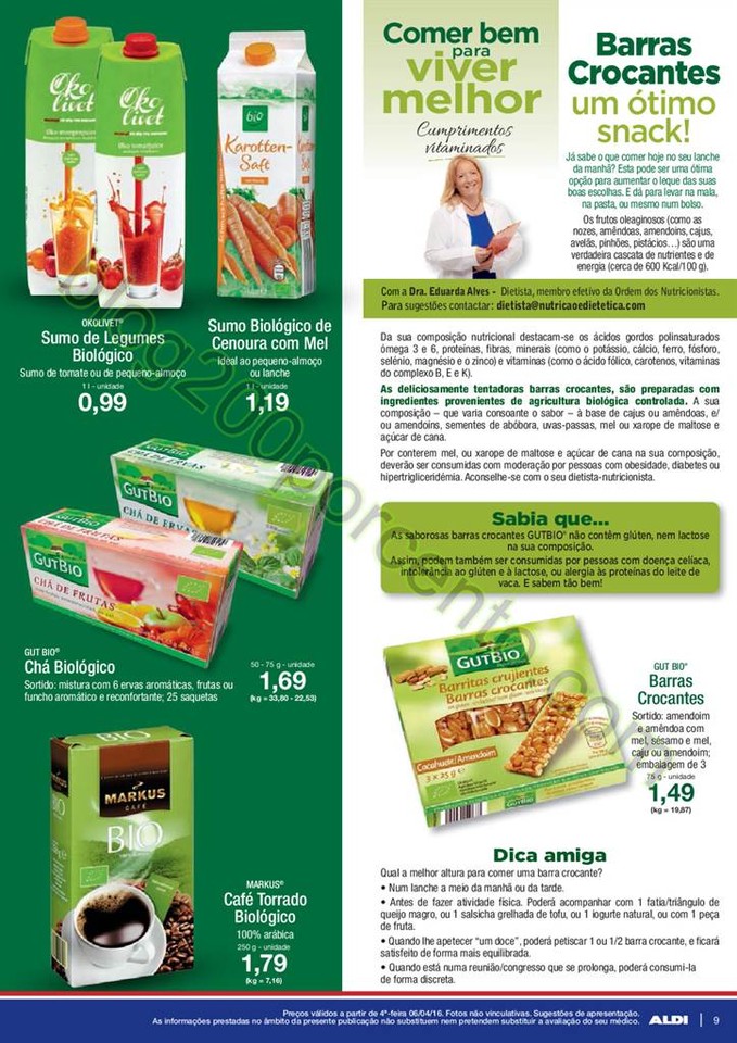 Antevisão Folheto ALDI Promoções a partir de 6 
