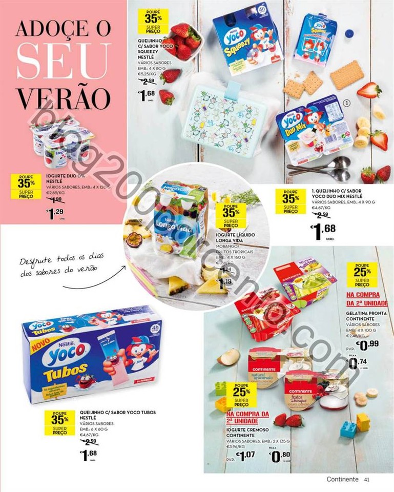 Antevisão Folheto CONTINENTE Verão promoções d