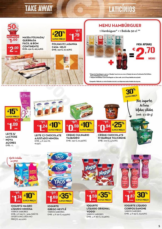 Antevisão Folheto CONTINENTE Açores promoções 