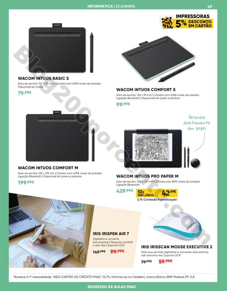 Antevisão Folheto FNAC Regresso às aulas promoç