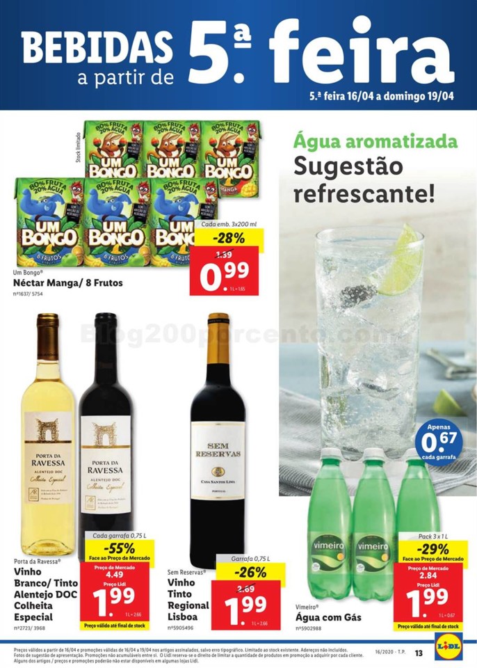 Antevisão Folheto LIDL Promoções de 13 a 19 abr