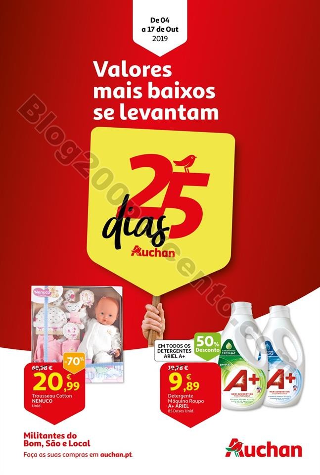 Antevisão Folheto AUCHAN trafego euro promoções