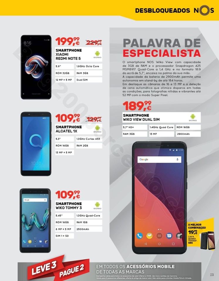 Antevisão Folheto WORTEN Mobile Promoções até 