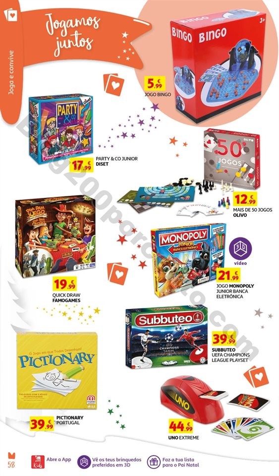 Antevisão Catálogo JUMBO Brinquedos Natal promo