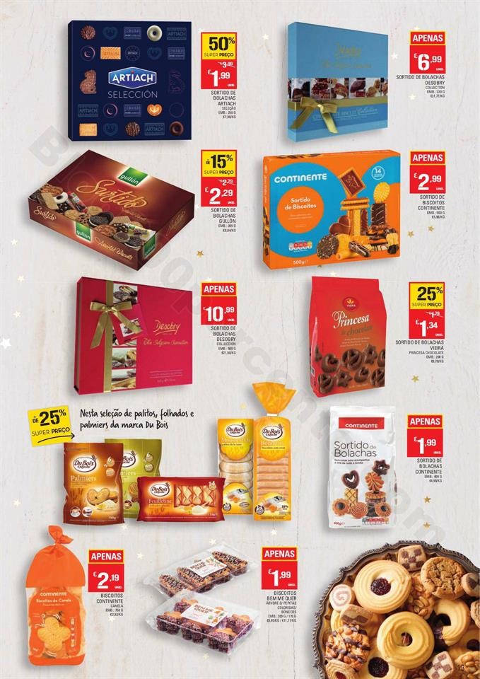 Continente Folheto Feliz Natal 19 novembro a 24 de