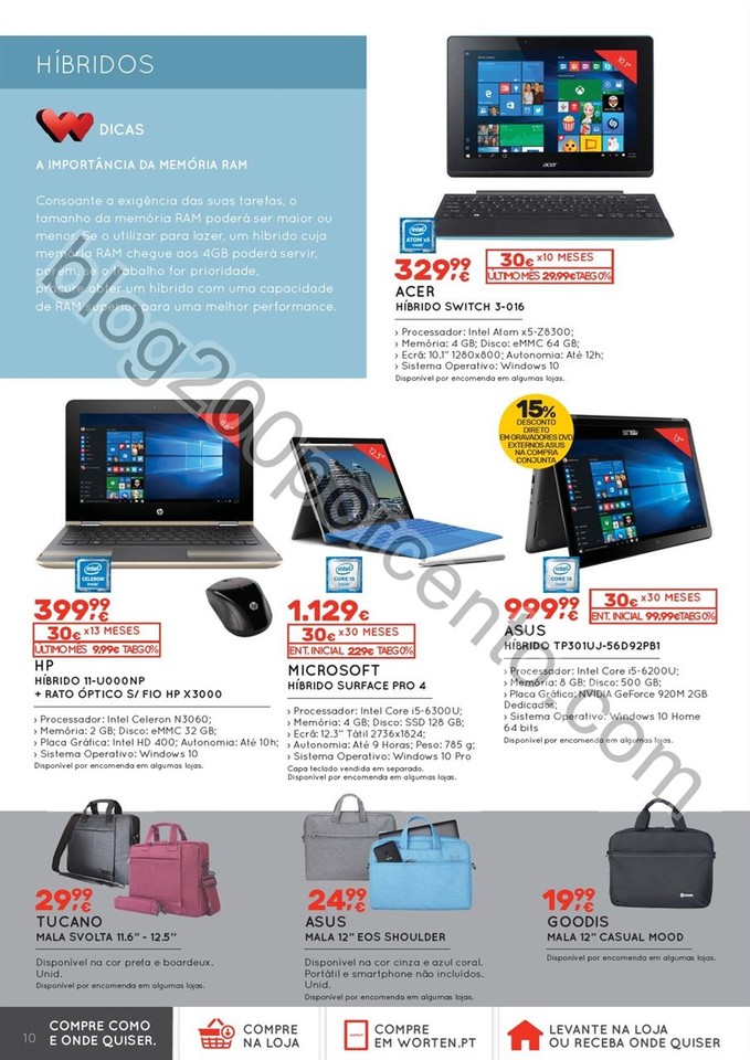 Novo Folheto WORTEN Tecnologia promoções de 6 a 