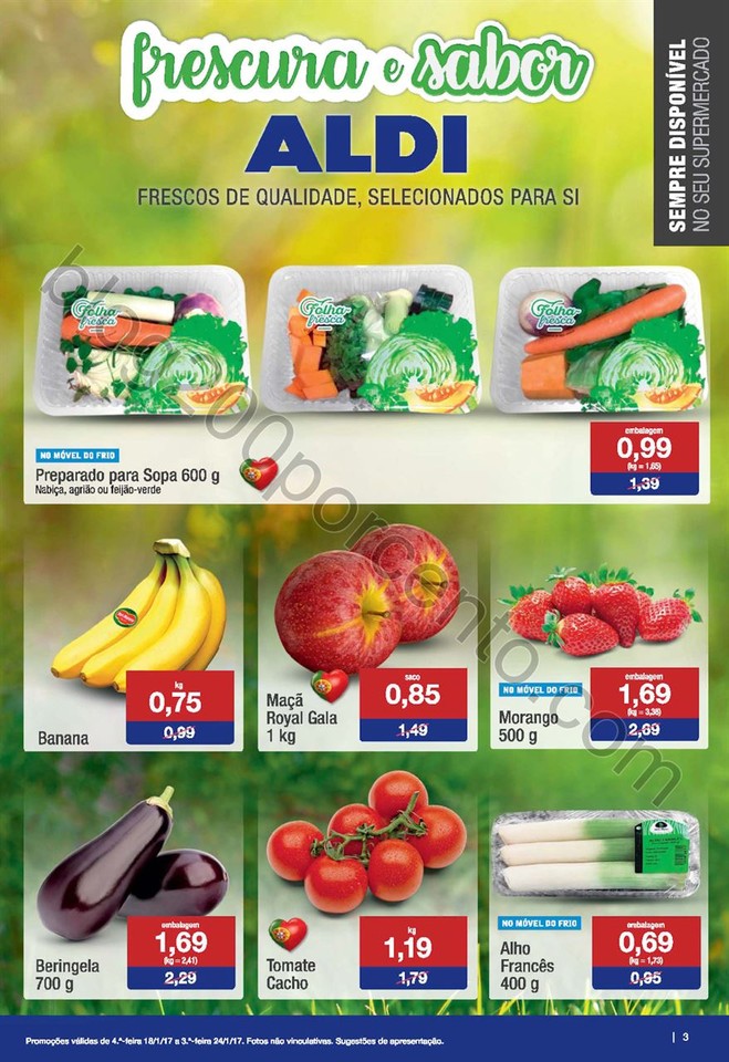 Antevisão Folheto ALDI Promoções a partir de 18