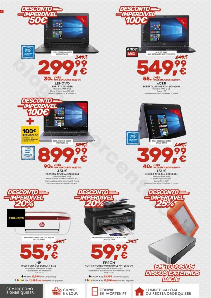 Antevisão Folheto WORTEN Promoções de 9 a 15 no