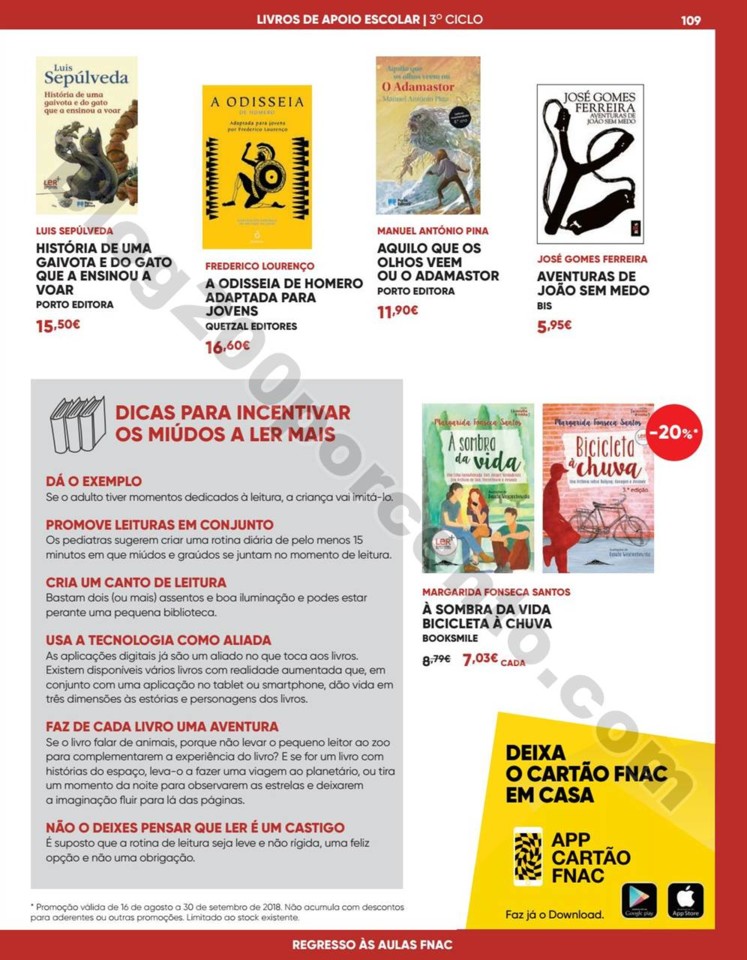 Antevisão Folheto FNAC Regresso às aulas promoç