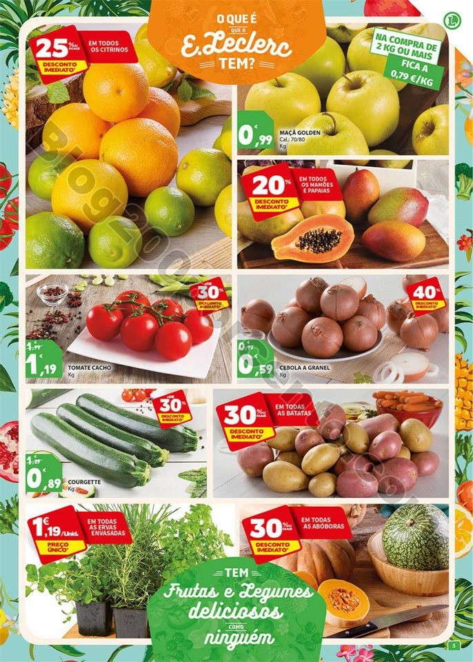Antevisão Folheto E-LECLERC Promoções de 13 a 1