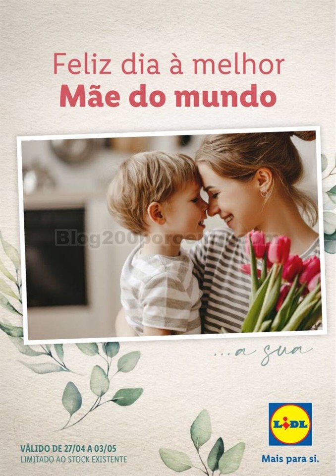 Antevisão Folheto LIDL Especial Dia da Mãe Promo
