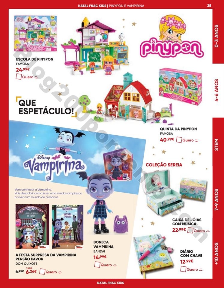 Antevisão Folheto FNAC Natal Kids Promoções de 