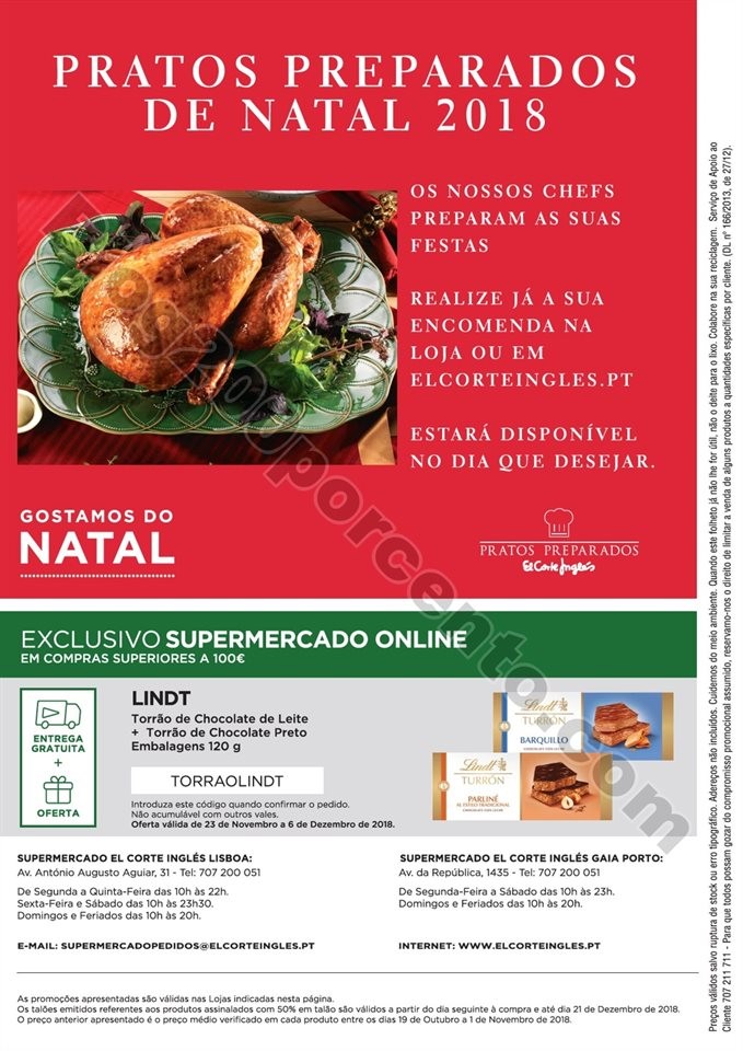 Antevisão Folheto EL CORTE INGLÉS Promoções de