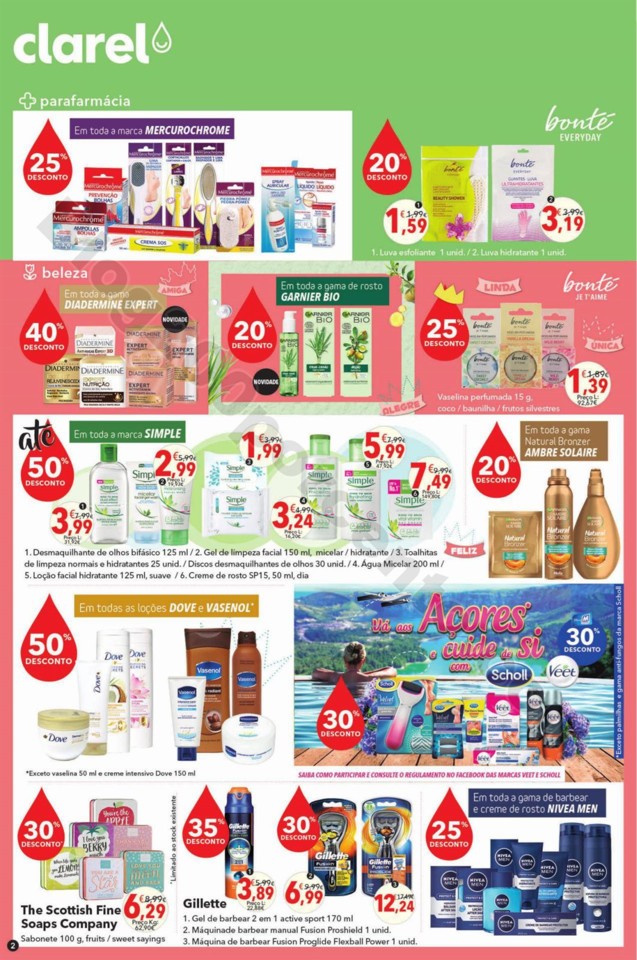 Antevisão Folheto CLAREL Promoções de 25 abril 