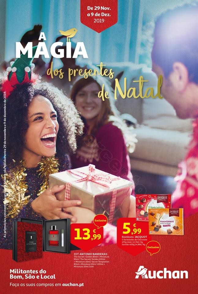 Antevisão Folheto AUCHAN Natal Promoções de 29 