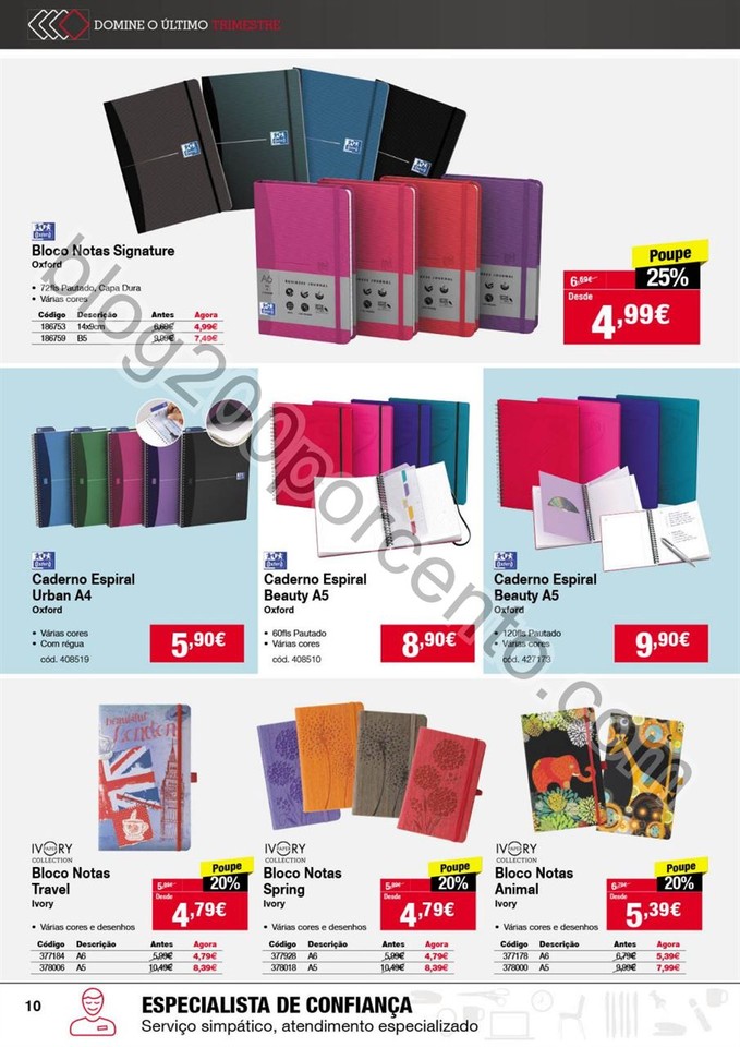 Antevisão Folheto STAPLES Agendas promoções de 