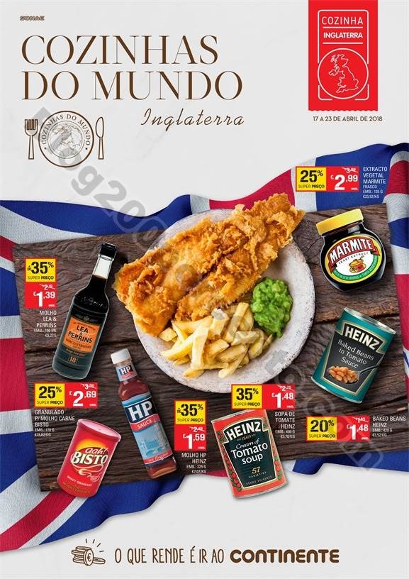 Antevisão Folheto CONTINENTE Cozinhas do mundo de