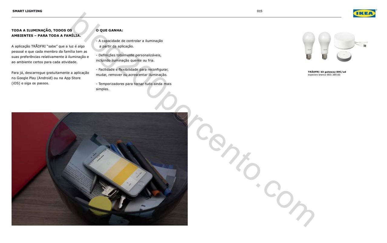 Antevisão Folheto IKEA Smart Lighting promoções