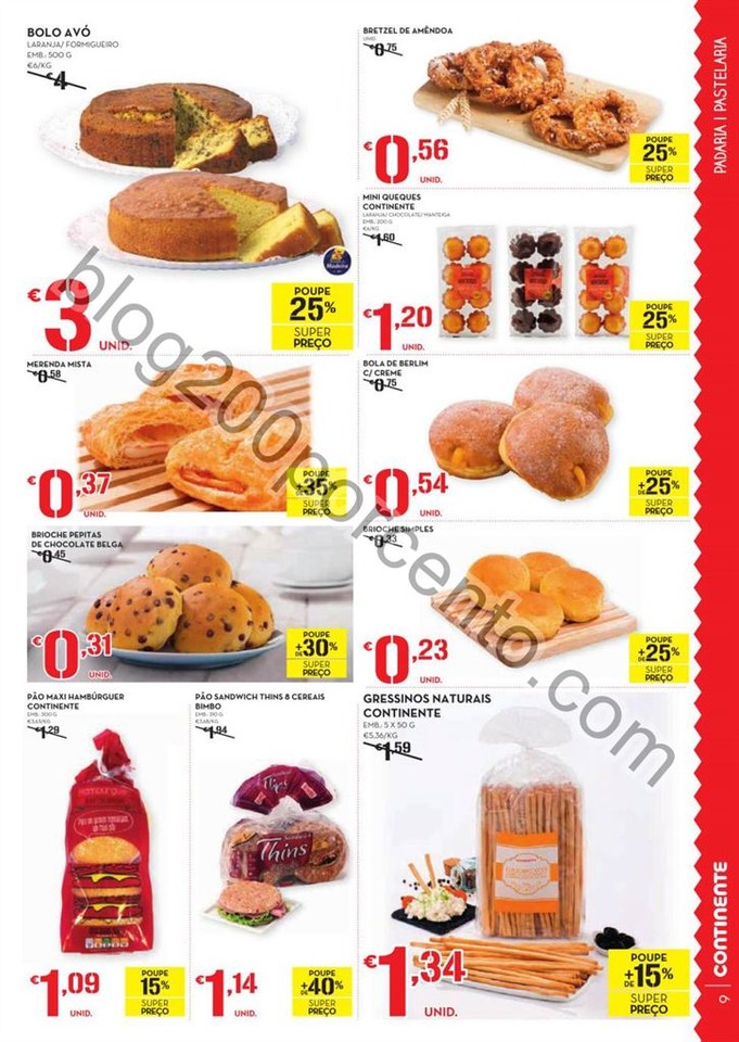 Antevisão Folheto CONTINENTE - MODELO Madeira de 