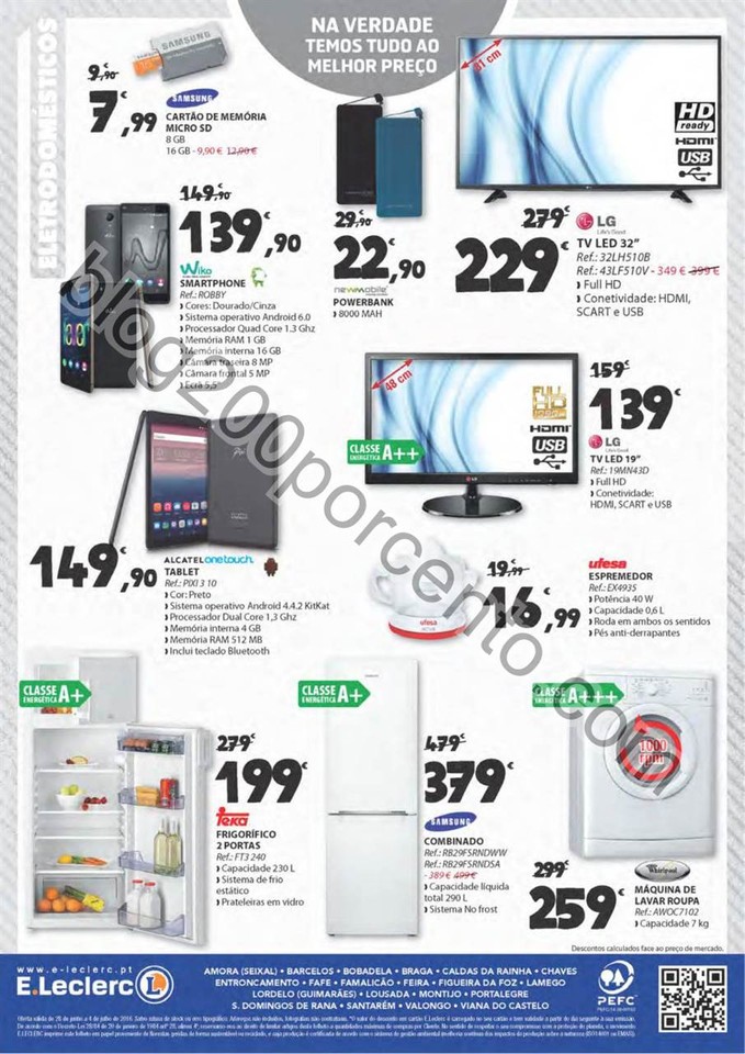 Antevisão Folheto E-LECLERC Promoções de 28 jun