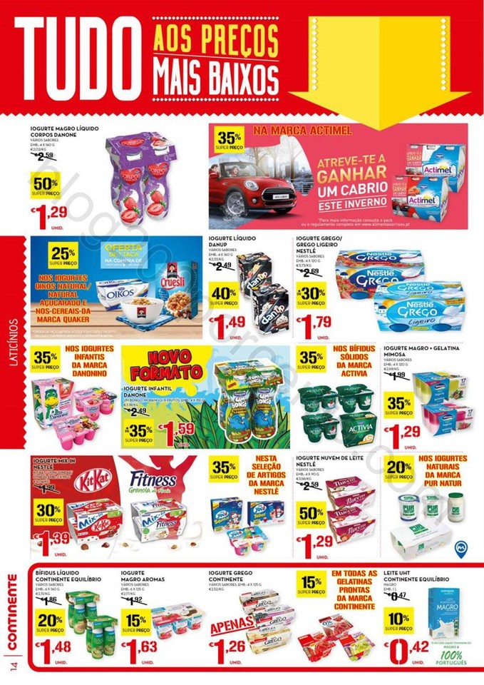 Antevisão Folheto CONTINENTE Promoções de 14 a 