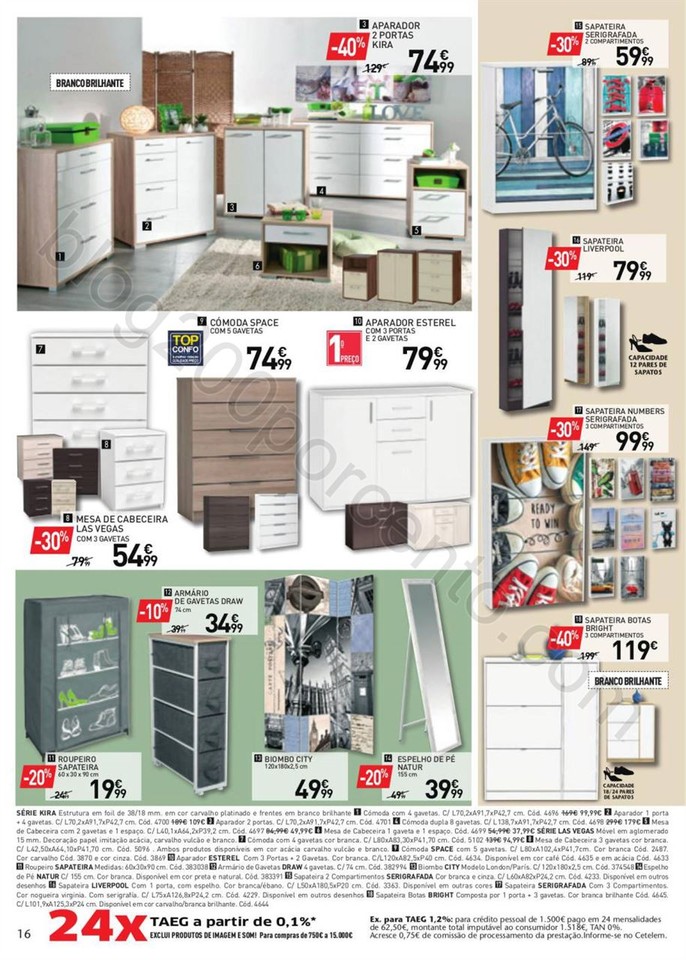 Novo Folheto CONFORAMA promoções de 9 a 23 fever