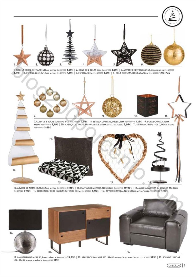 Antevisão Folheto DEBORLA Natal promoções de 5 