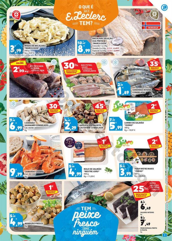 Antevisão Folheto E-LECLERC Promoções de 2 a 8 