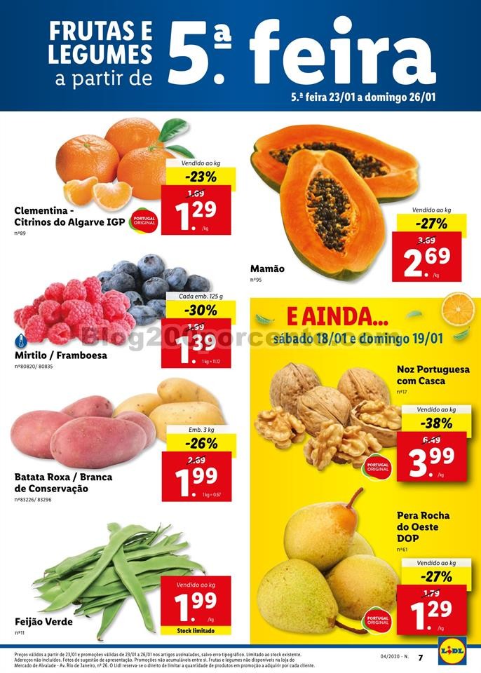 Antevisão Folheto LIDL Promoções de 20 a 26 jan