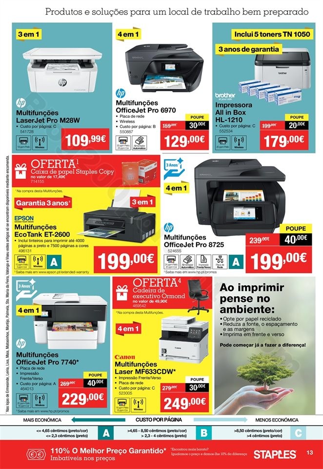 Antevisão Folheto STAPLES 29 janeiro a 13  fevere