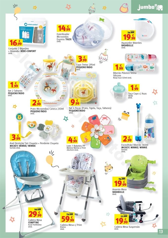 Antevisão Folheto JUMBO Feira do Bebé promoçõe