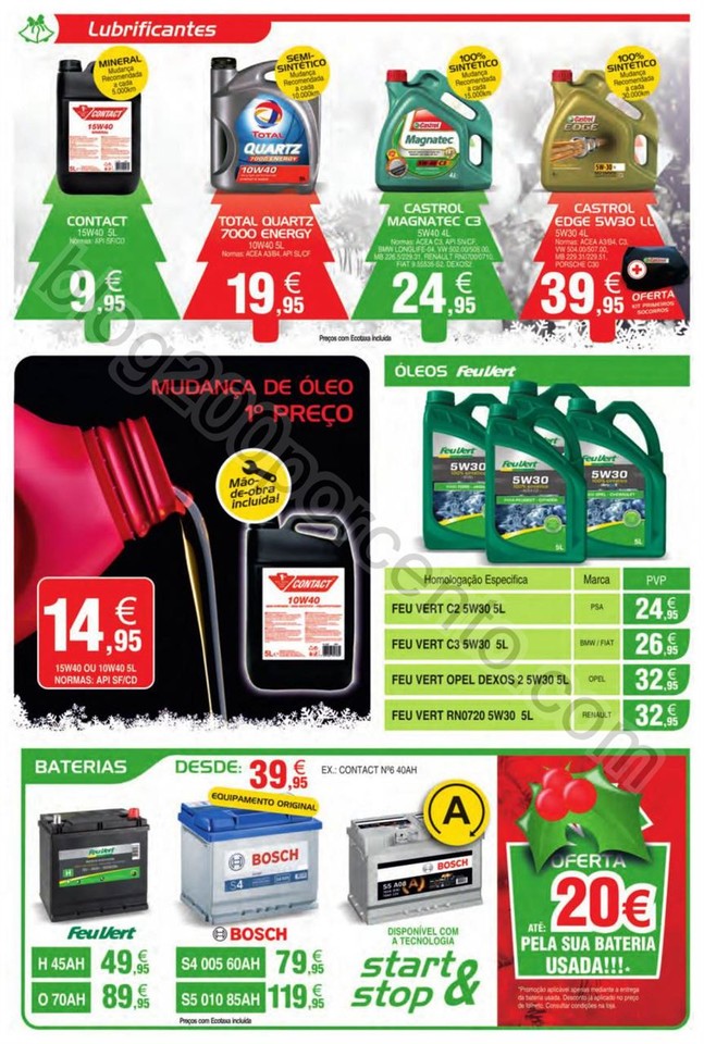 Novo Folheto FEU VERT Promoções Natal de 28 nove