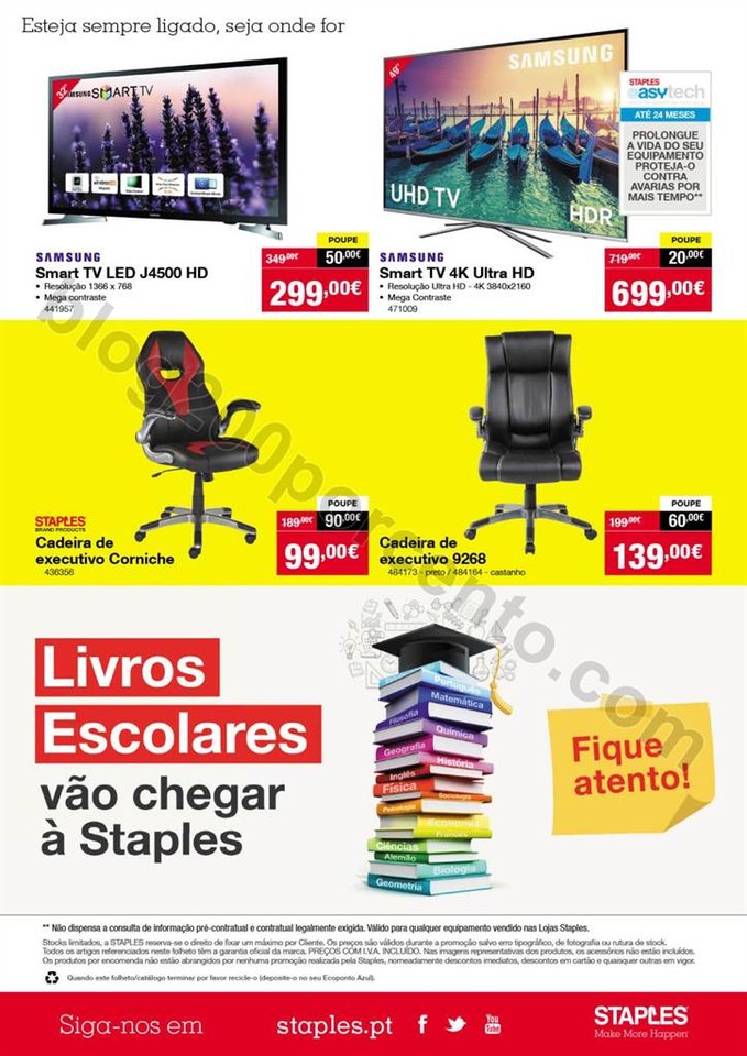 Antevisão Folheto STAPLES Promoções de 14 a 20 